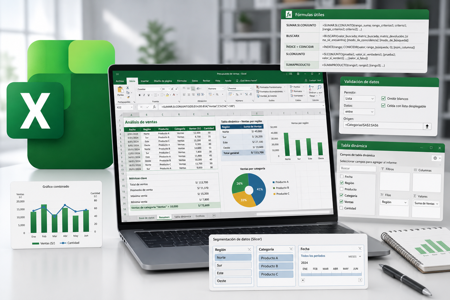 Portada de Excel Intermedio