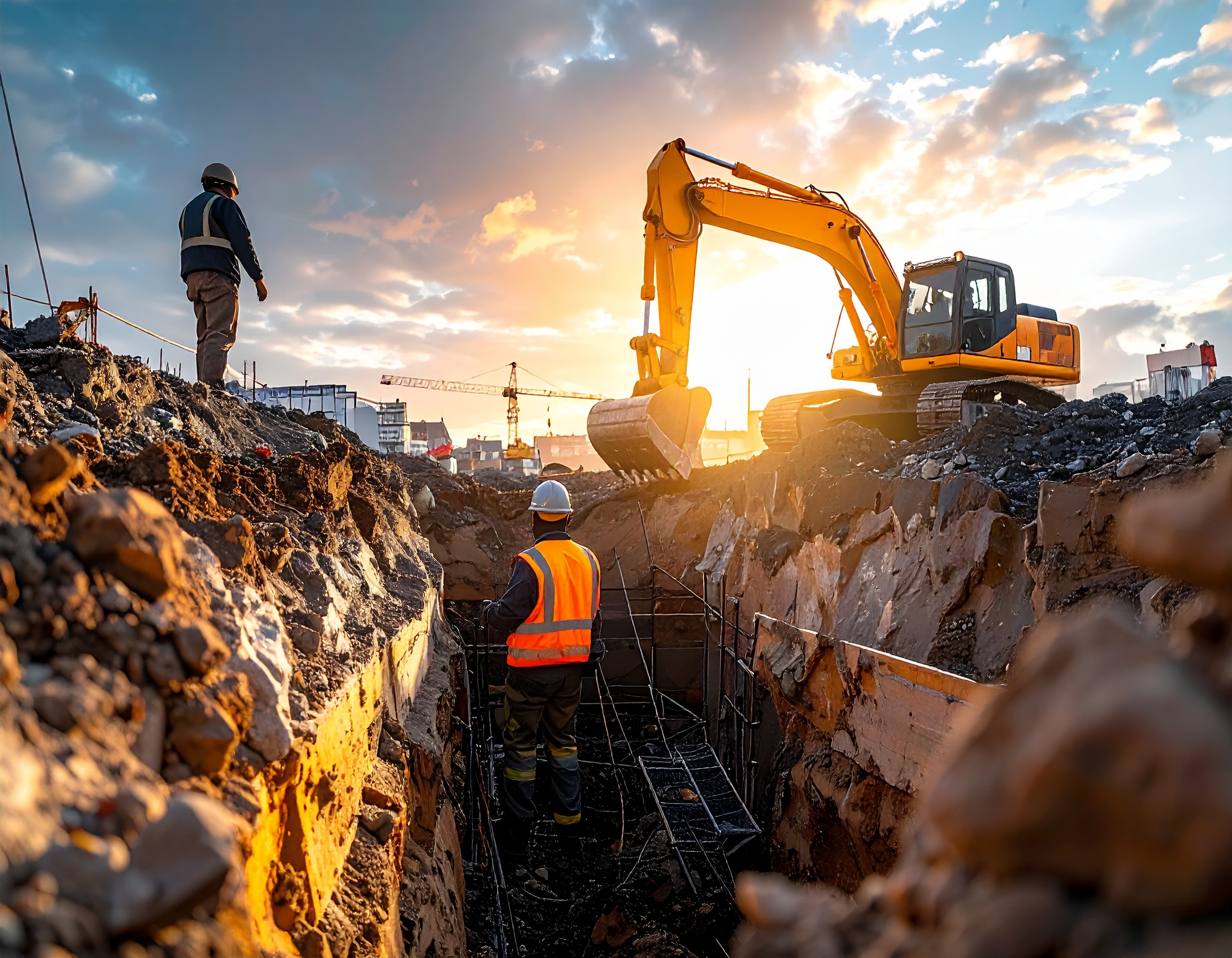 Portada de Trabajos en Excavaciones y Zanjas